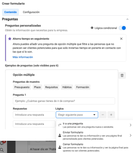 Facebook Instant Formfill Example Formularios Instantáneos de Facebook, ¿qué son? | Call To Agency
