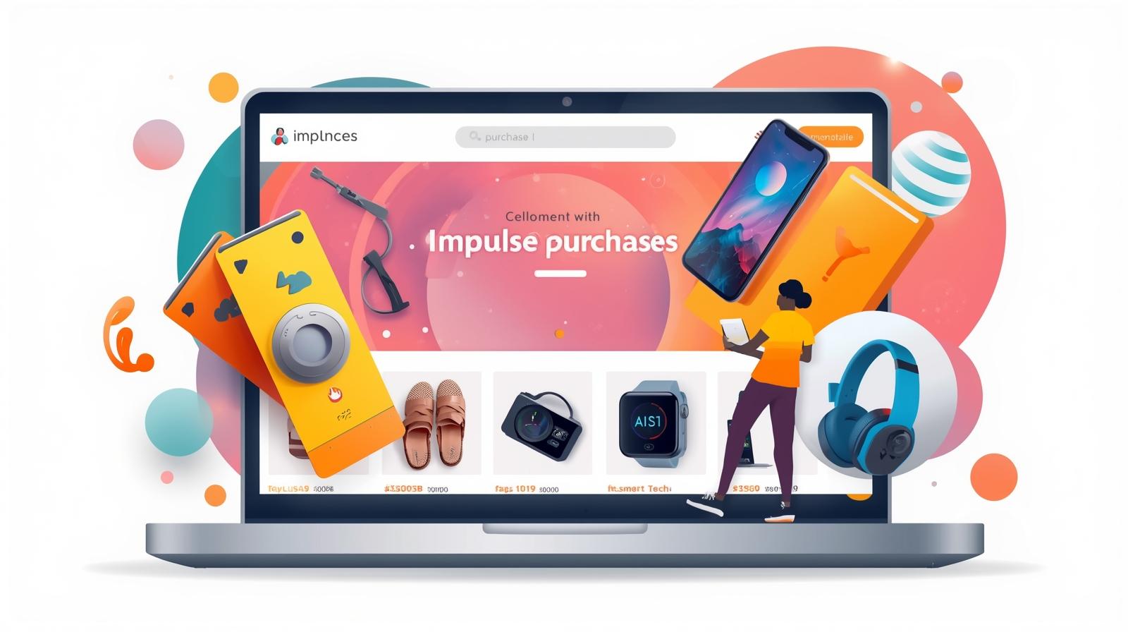 ilustracion digital compras por impulso blacnk friday impulse purchases anuncios y campanas publicitarias en facebook ads para ganar ventas